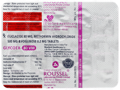 Glycoex 80 Vm Tablet 10 Glycoex 80 Vm Tablet 10