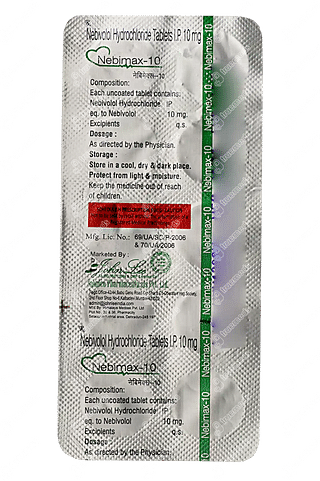 Nebimax 10 MG Tablet 10