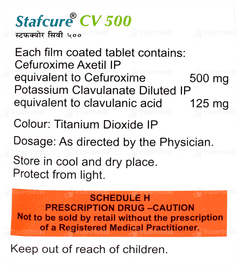 Stafcure Cv 500 Tablet 10