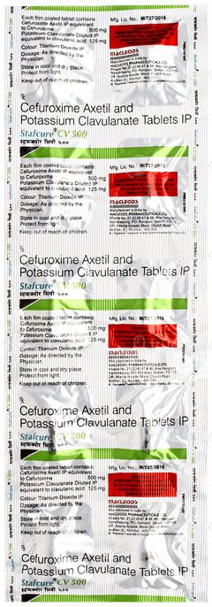Stafcure Cv 500 Tablet 10