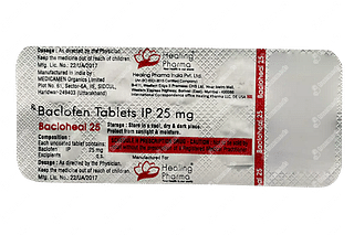 Bacloheal 25 MG Tablet 10