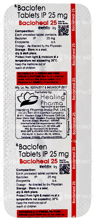 Bacloheal 25 Tablet 10