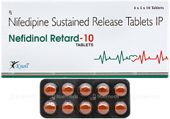 Nefidinol Retard 10 Tablet Sr 10