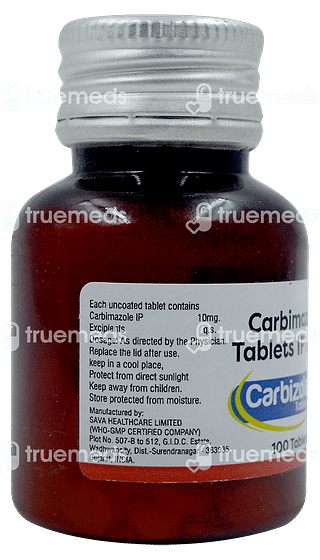 Carbizole 10 MG Tablet 100