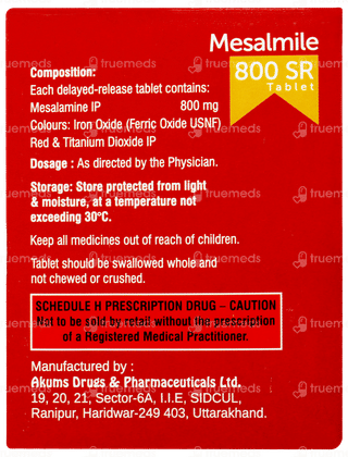 Mesalmile 800 Sr Tablet 10