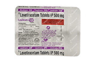 Levitram 500 MG Tablet 10