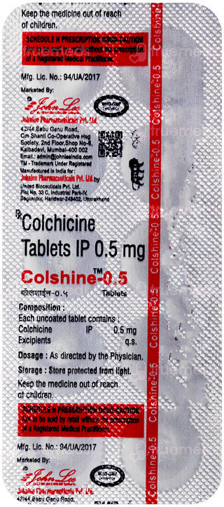 Colshine 0.5 Tablet 10