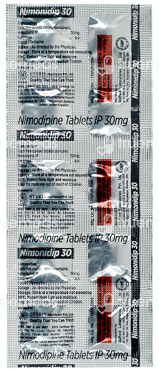 Nimonidip 30 MG Tablet 10