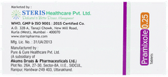 Pramixole 0.25 Tablet 10 Pramixole 0.25 Tablet 10