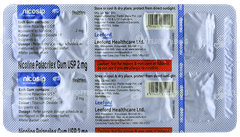 Nicosip 2mg Mint Flavour Sugar Free Nicotine Gums 10