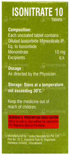 Isonitrate 10 Tablet 10 Isonitrate 10 Tablet 10
