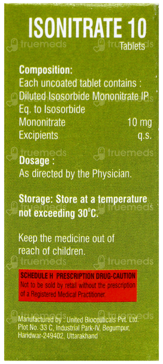 Isonitrate 10 Tablet 10