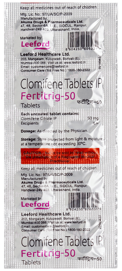 Fertitrig 50 Tablet 10 Fertitrig 50 Tablet 10