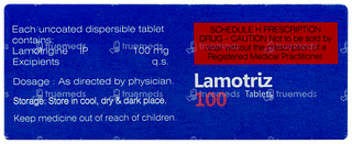 Lamotriz 100 Tablet 10