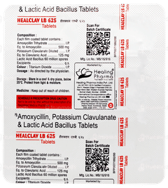 Healclav Lb 625 Tablet 6 Healclav Lb 625 Tablet 6