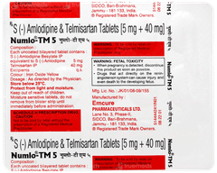 Numlo Tm 5 Tablet 15 Numlo Tm 5 Tablet 15