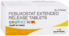 Goutfree 40 Xl Tablet 10 Goutfree 40 Xl Tablet 10