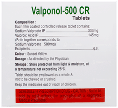Valponol 500 Cr Tablet 10