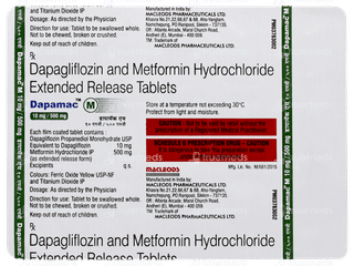 Dapamac M 10mg/500mg Tablet 15