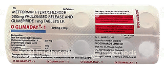 O Glimaday 1/500 MG Tablet Pr 14