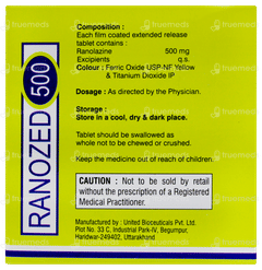 Ranozed 500 Tablet 10 Ranozed 500 Tablet 10