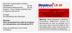 Olmistrum Ln 40 Tablet 10 Olmistrum Ln 40 Tablet 10