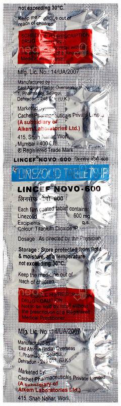 Lincef Novo 600 Tablet 10 Lincef Novo 600 Tablet 10