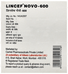 Lincef Novo 600 Tablet 10
