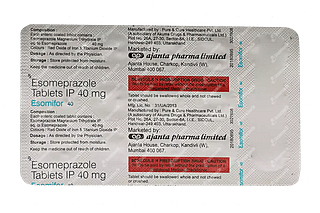 Esomifor 40 MG Tablet 15