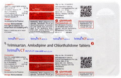 Telma Act 40/5/6.25 Tablet 15 Telma Act 40/5/6.25 Tablet 15