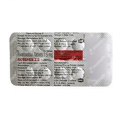 Ricosprin 2.5 Tablet 10