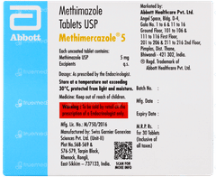 Methimercazole 5 Tablet 30