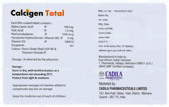 Calcigen Total Tablet 10
