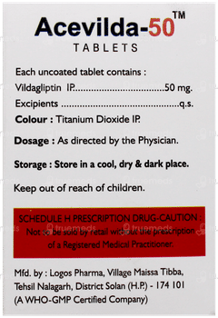 Acevilda 50 Tablet 15 Acevilda 50 Tablet 15