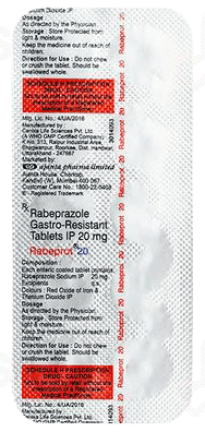 Rabeprot 20 Tablet 10 Rabeprot 20 Tablet 10