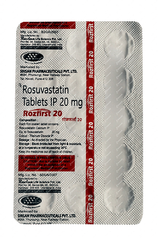 Rozfirst 20 MG Tablet 15