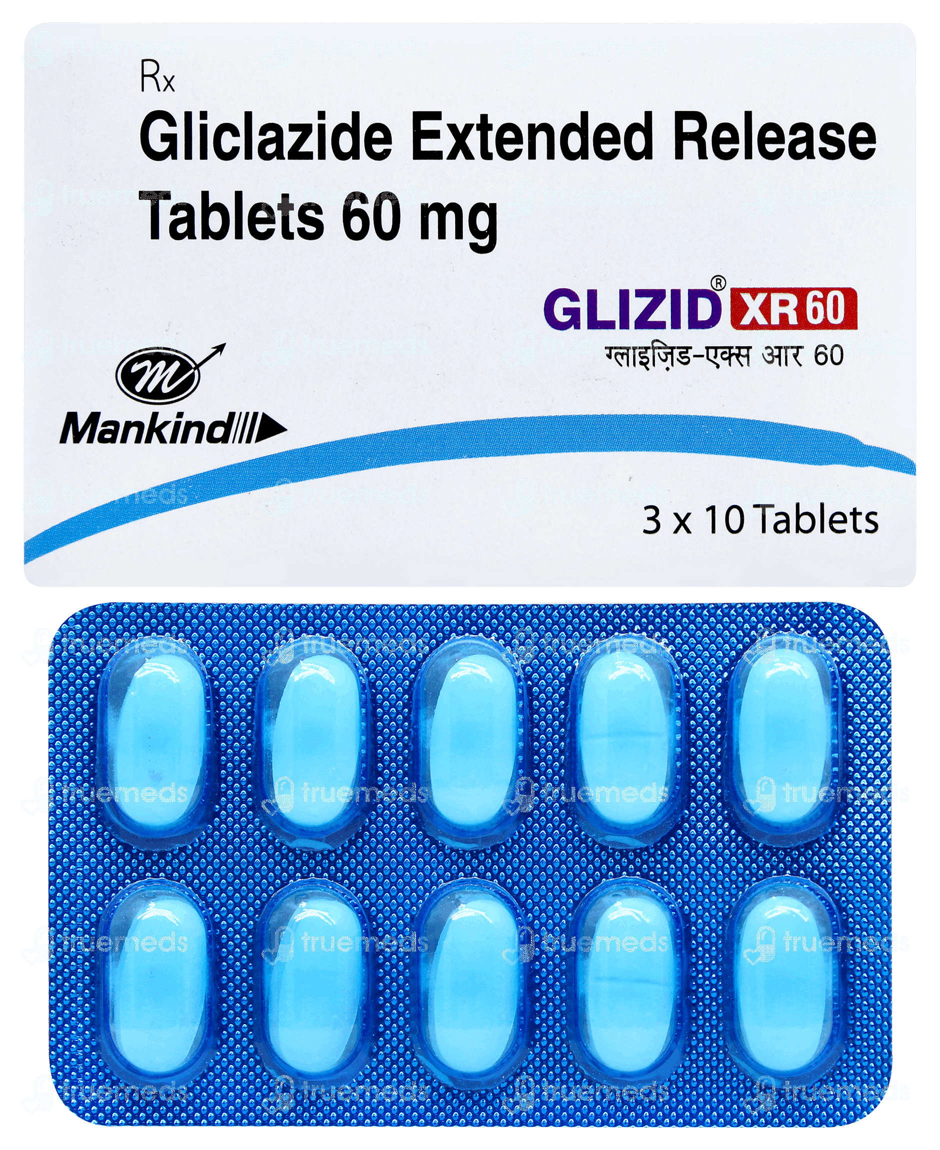 Glizid XR 60mg Tablet 10s