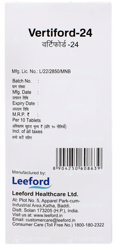 Vertiford 24 Tablet 10