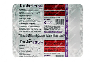 Dailymet G Forte 2/1000 MG Tablet Sr 10