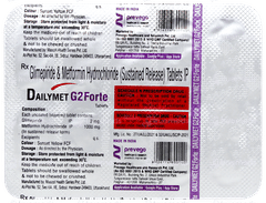 Dailymet G2 Forte Tablet 10