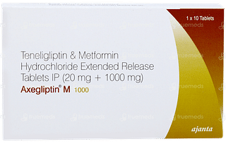 Axegliptin M 1000 Tablet 10