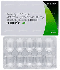 Axegliptin M 500 Tablet 10