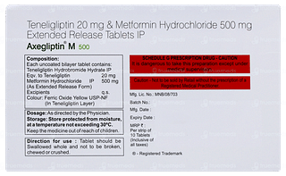 Axegliptin M 500 Tablet 10