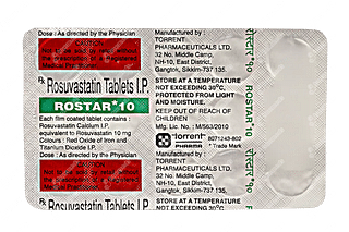 Rostar 10 MG Tablet 15