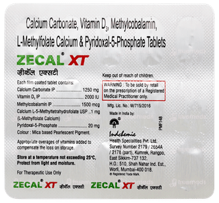 Zecal Xt Tablet 15