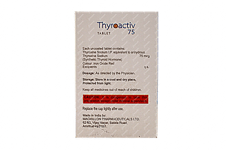 Thyroactiv 75 Tablet 100