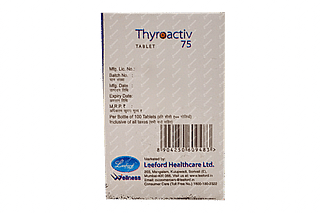 Thyroactiv 75 Tablet 100