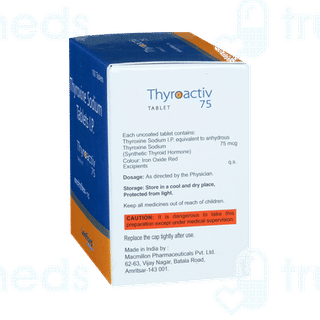 Thyroactiv 75 Tablet 100
