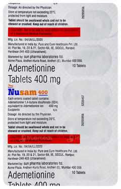 Nusam New 400 Tablet 10 Nusam New 400 Tablet 10