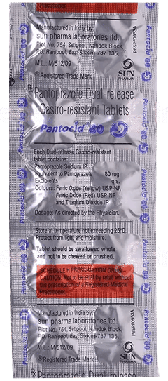 Pantocid 80 Tablet 10 Pantocid 80 Tablet 10